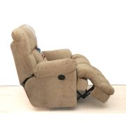 XL fekvő fotel Camel bézs mikroszálas plüss kárpittal raktárról - Cloud