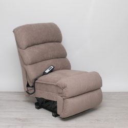   Elemes relax kanapé motoros betét fotelje Cuba világosbarna szövet kárpittal raktárról - Preston 2