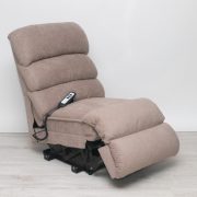 Elemes relax kanapé motoros betét fotelje Cuba világosbarna szövet kárpittal raktárról - Preston 2