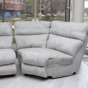 Elemes XL wellness kanapé sarokelem világos bézs színű szövet kárpittal - Escape