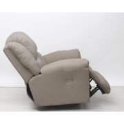 Forgó fotel motoros - hintázó talppal Bronx Camel bézs kárpittal raktárról - Gilmore