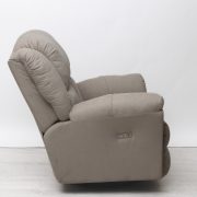 Forgó fotel motoros - hintázó talppal Bronx Camel bézs kárpittal raktárról - Gilmore