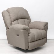 Forgó fotel motoros - hintázó talppal Bronx Camel bézs kárpittal raktárról - Gilmore