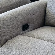 Házimozi kanapé motoros ülésekkel drapp színű szövet kárpittal raktárról - McPherson