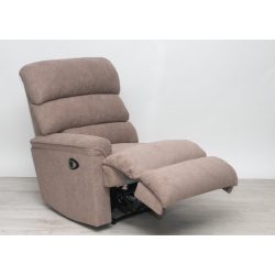   Elemes relax kanapé bal oldali motoros fotelje Cuba világosbarna szövet szövet kárpittal raktárról - Preston 2