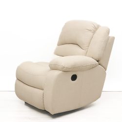   Moduláris relax kanapé jobb oldali motoros fotelje Bronx beige szövet kárpittal raktárról - Tessin