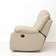 Moduláris relax kanapé jobb oldali motoros fotelje Bronx beige szövet kárpittal raktárról - Tessin
