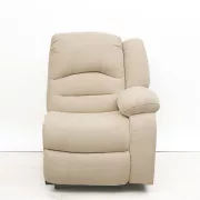 Moduláris relax kanapé jobb oldali motoros fotelje Bronx beige szövet kárpittal raktárról - Tessin