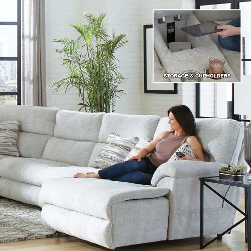Elemes XL wellness kanapé jobb oldali motoros heverője légpárnás masszírozással - Escape