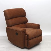 Elektromos fotel Amir terrakotta színű microbársony kárpittal raktárról - Preston2