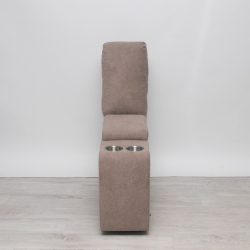   Elemes relax kanapé mozis - italtartós betét eleme Cuba világosbarna színű szövet kárpittal raktárról - Preston 2