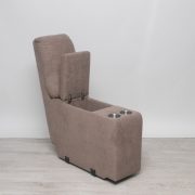 Elemes relax kanapé mozis - italtartós betét eleme Cuba világosbarna színű szövet kárpittal raktárról - Preston 2