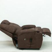 Pihenő fotel csokoládébarna Microfiber - Oliver