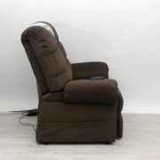 Nagyméretű fotel barna kárpittal - Omni