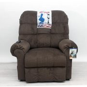 Nagyméretű fotel barna kárpittal - Omni