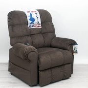 Nagy méretű fotel barna kárpittal - Omni