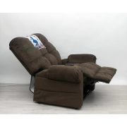 Felállást segítő fotel - nagyméretű fotel barna kárpittal - Omni