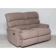 2 személyes motoros relax kanapé Cuba világosbarna szövet kárpittal raktárról - Preston2
