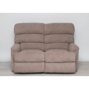 2 személyes motoros relax kanapé Cuba világosbarna szövet kárpittal raktárról - Preston2