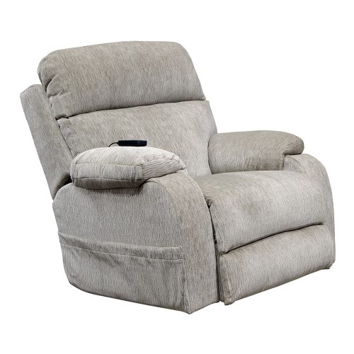 XL wellness fotel légpárnás masszírozással  bézs színű szövet kárpittal raktárról - Refresher