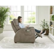 Zero gravity két motoros pihenő fotel őzbarna textilbőr kárpittal - Relaxer