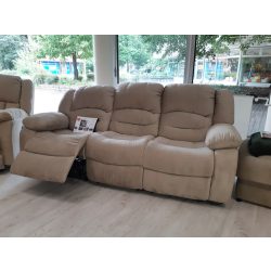   3 személyes relax kanapé hagyományos fix állású középső üléssel testre szabható - Tessin
