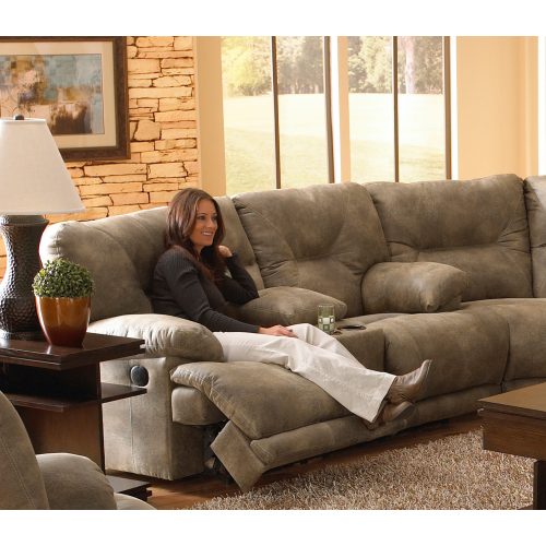2 1 1 relax ülőgarnitúra mozi kanapéval textilbőr kárpittal - Voyager