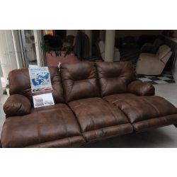   3 személyes full relax mozis motoros kanapé gesztenyebarna kárpittal raktárról - Voyager