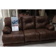 3 személyes relax kanapé gesztenyebarna kárpittal raktárról vásárolható - Voyager