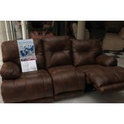 3 személyes full relax mozis motoros kanapé gesztenyebarna kárpittal - Voyager