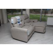 Mozis kanapé heverő jellegű üléssel drapp szövet kárpittal raktárról