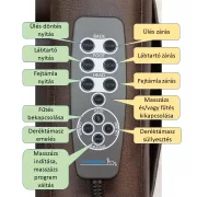 Zero gravity két motoros pihenő fotel világos barna szövet kárpittal raktárról - Nirvana