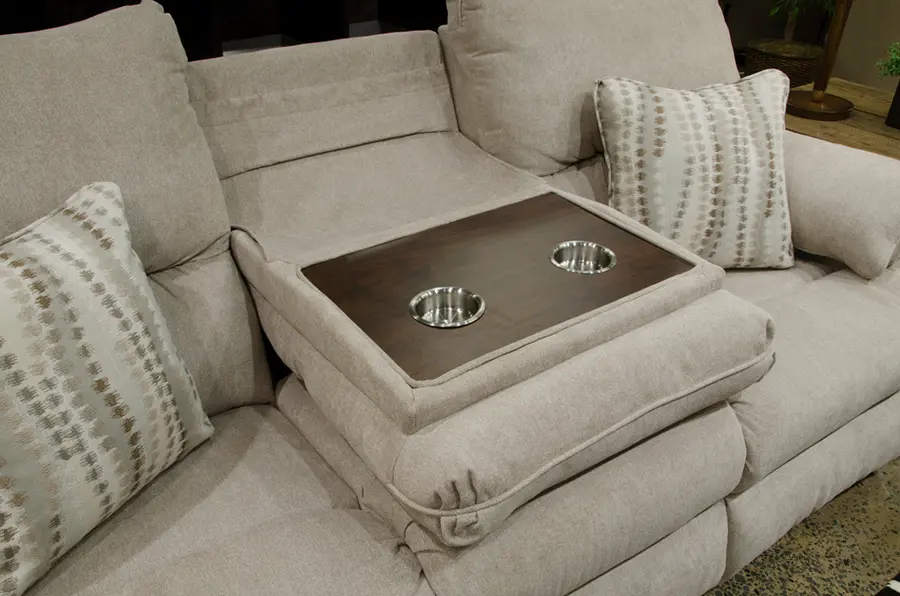 3 személyes relax kanapé lehajtható középső háttámlával - Sadler