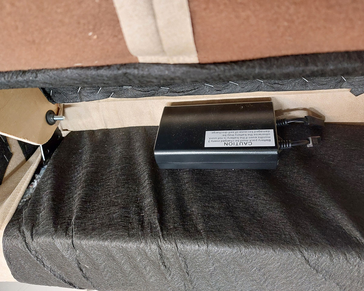 Akkumulátor elhelyezése