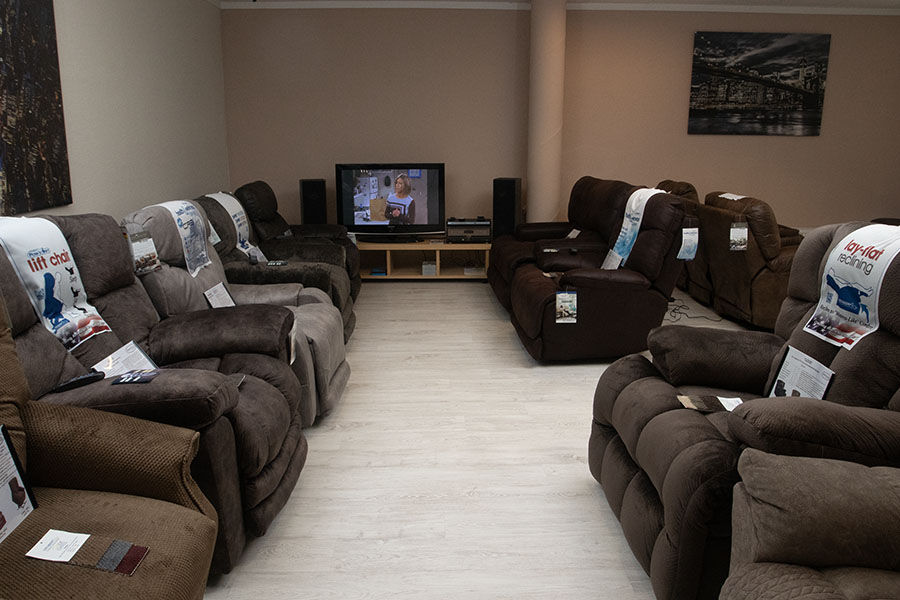 Amerikai recliner fotelek a Bemutatóteremben