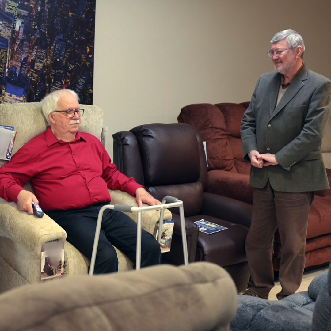 Fotel kipróbálása tanácsadó segítségével