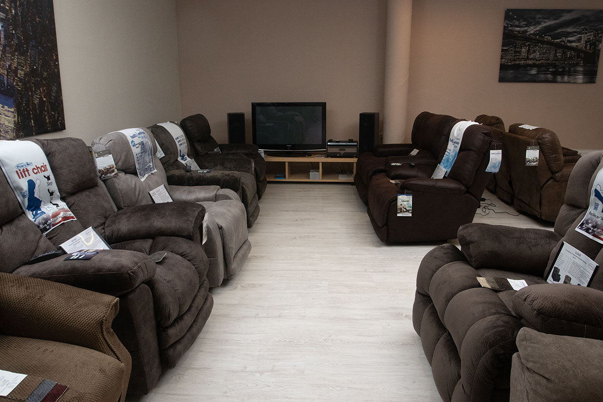 Fotel választék a Bemutatóteremben