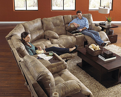 A házimozi kanapé garantálja a filmnézés kényelmét