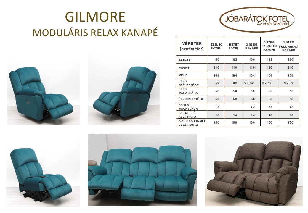 Gillmore moduláris kanapé