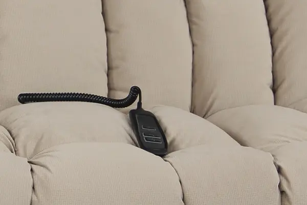 3 személyes full relax kanapé középső ülés telefonzsinóros kapcsolója